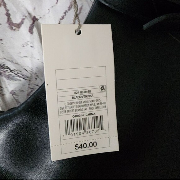  A New Day Large Black Tote Handbag NWT - Picture 6 of 6